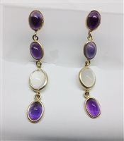 Boucles d'oreilles Soprana Gioielleria Femme in Or Ametista OG AMETISTA ADULARIA - OG AMETISTA ADULARIA